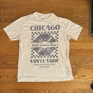 Abercrombie & Fitch Cream Vintage Inspired Graphic Tee